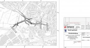 Die Planskizze für das Projekt "Schneller Weg"